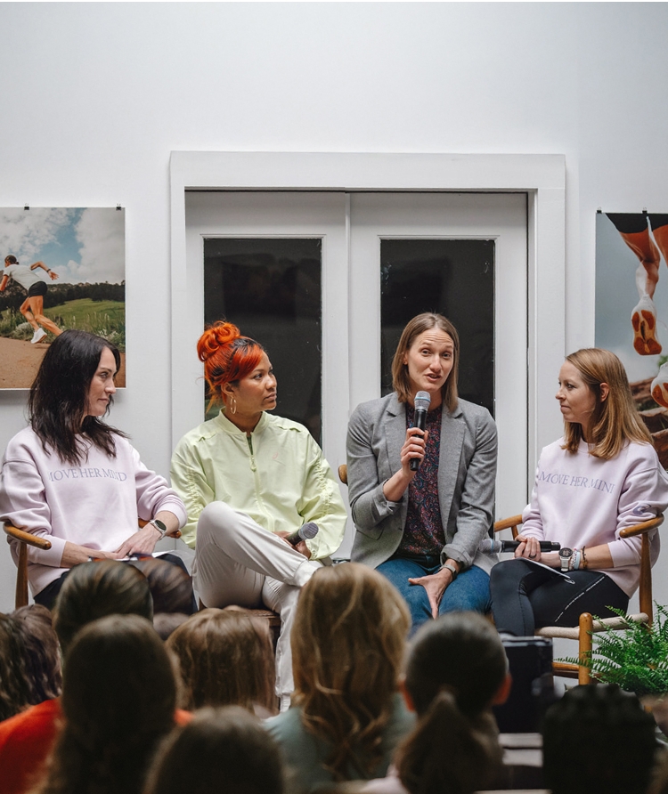 Four panelists including Dr. Dee Dlugonski